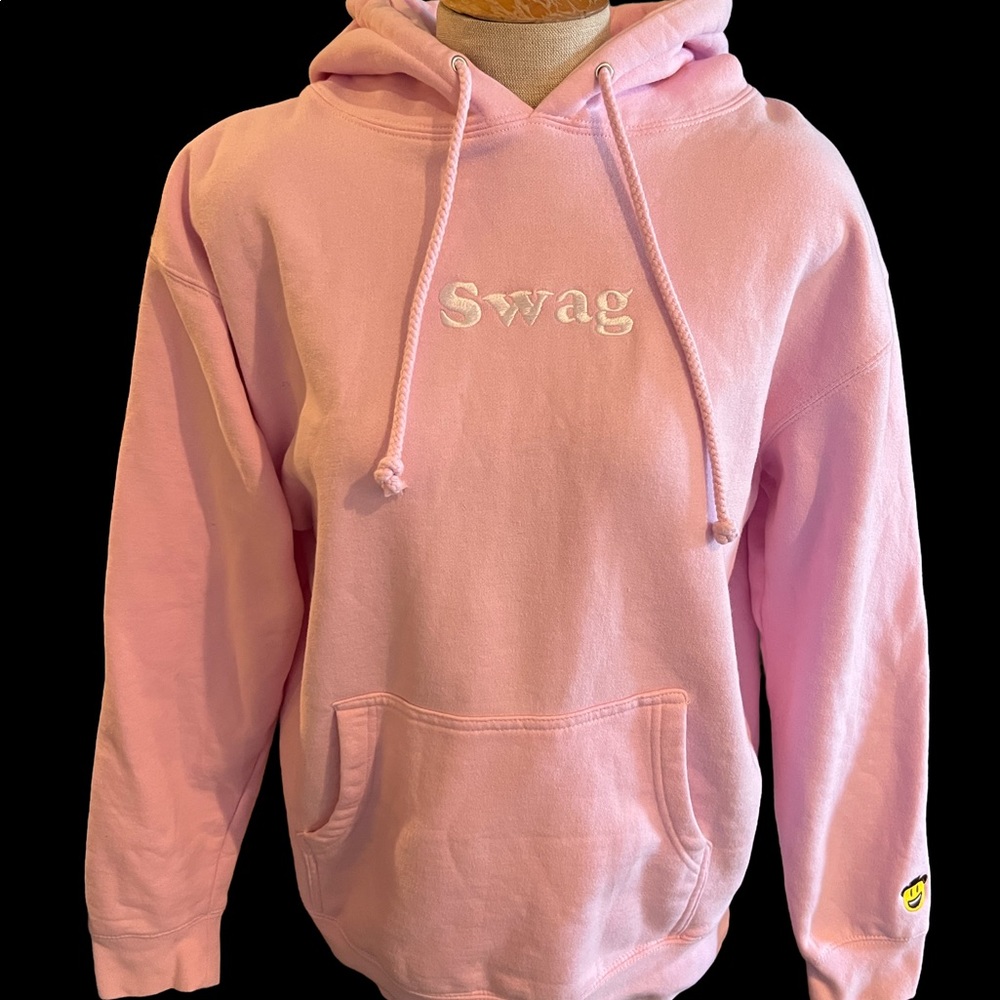 Antonio Garza Pink Hooded Sweatshirt Size M